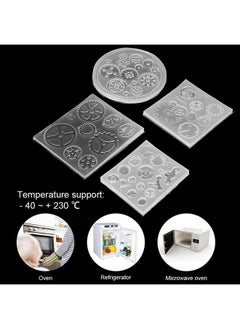 TOPINCN Gear Silicone Mold 4Pcs/Set Gear Shape 3D Candy Chocolate Cake Fondant Silicone Mold Cake Decoration Fondant Mold For Diy Resin Jewelry Pendant Decortion Party Supply  - Image 4