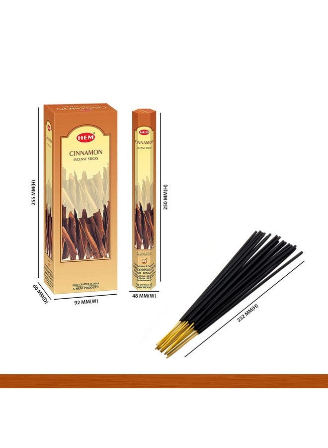 هيم أعواد بخور القرفة السوداء | أغارباتي لإضفاء النضارة على المنزل والصلاة والطاقة الإيجابية والتأمل | مصنوعة يدويًا وقليلة الدخان | عبوة من 120 عودًا | وقت الاحتراق: 35-40 دقيقة - Image 2