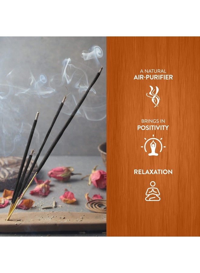 هيم أعواد بخور القرفة السوداء | أغارباتي لإضفاء النضارة على المنزل والصلاة والطاقة الإيجابية والتأمل | مصنوعة يدويًا وقليلة الدخان | عبوة من 120 عودًا | وقت الاحتراق: 35-40 دقيقة - Image 3