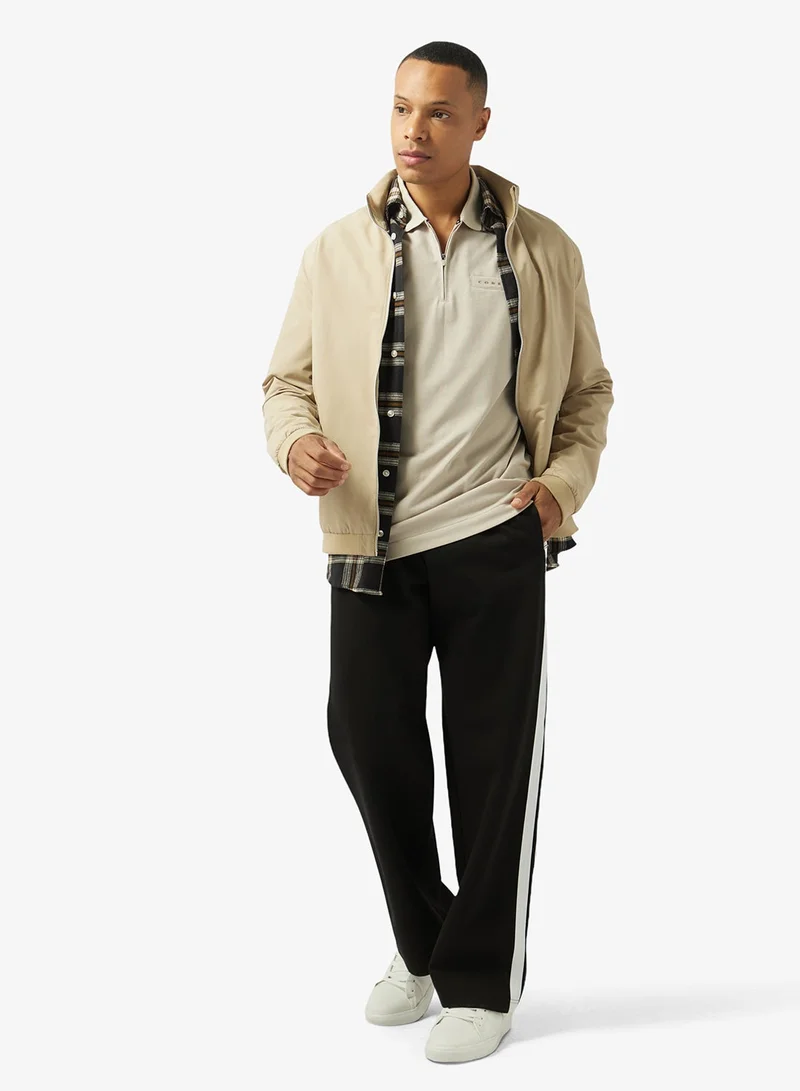 JACK & JONES Pure Cashmere Logo Half Zip Polo for Men | Best Price UAE