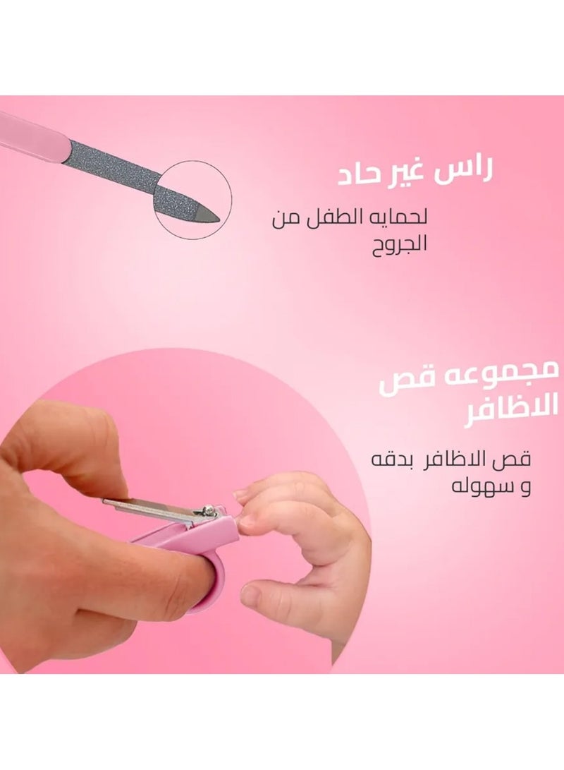 Children's hair and nail care kit - pink  - Image 2