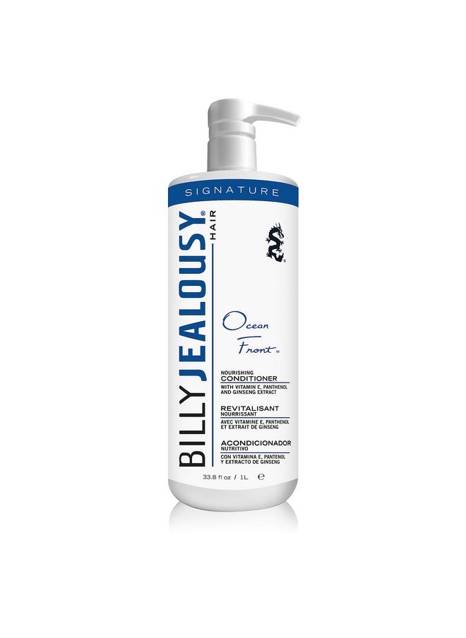 Billy Jealousy - Ocean Front Conditioner For Men With Panthenol, Soybean Oil, Prevent Hair Loss, 33.8 Fl Oz - Image 1