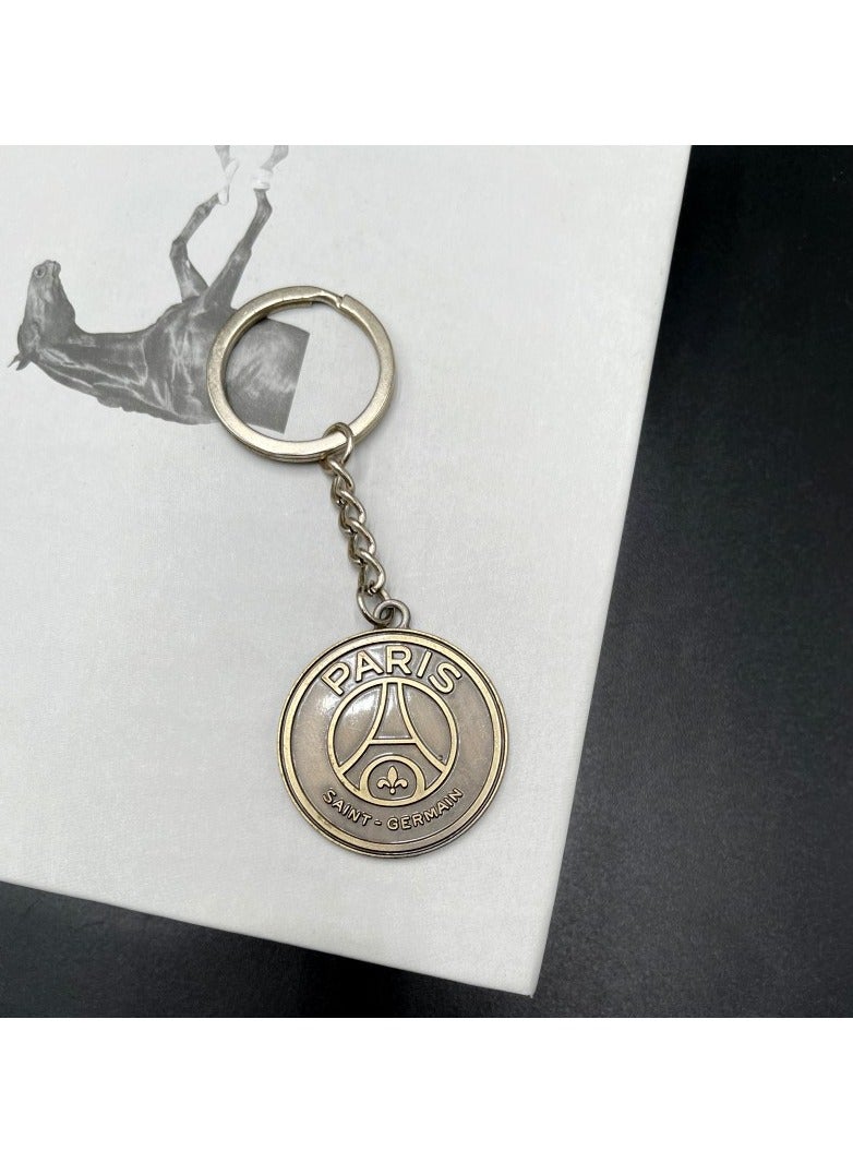 Paris Football Club Metal Keychain