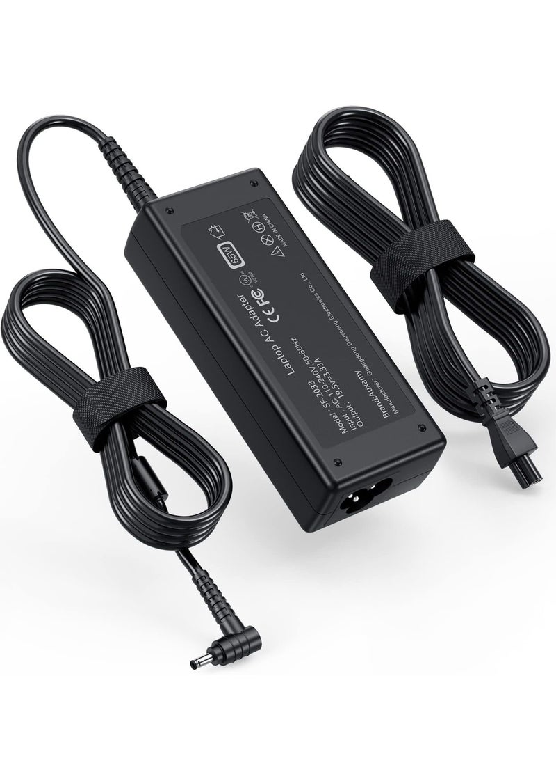 Generic 65W 45W Laptop Charger for Acer Chromebook CB3 CB5 CB3-111 CB3-131 CB3-132 CB3-431 CB3-531 CB3-532 CB5-132T CB5-571 C740 C720 C720p C738T C731 Aspire N15Q10 N15Q9 N15Q8 N16P1 N19H1 Laptop Power Supply  - Image 1