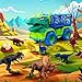 MindPal 19 in 1 Dinosaur Toys for Kids 35 57 Dinosaur Truck Set for Toddlers with 3 Pull Back Cars 8 Dino Figures Christmas and Birthday Gifts Toy for 3 4 5 6 7 Years Old Boys and Girls - Image 4