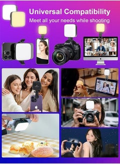 ARNOTEC Selfie Light, Phone Light with Front & Back Clip, 3000-9900K Dimmable LED Portable Light, 2000mAh Rechargeable Video Light for Phone, Camera, Laptop, TikTok, Makeup, Live Stream, Vlog  - Image 3