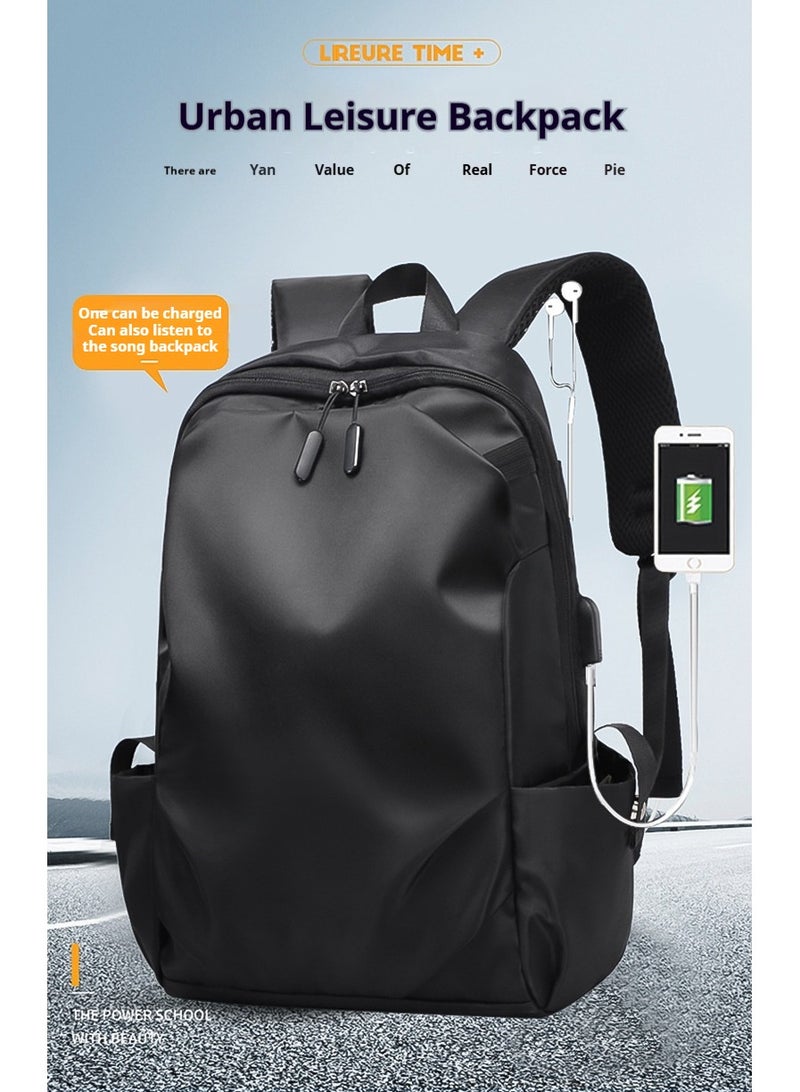 Backpack splash-proof travel bag leisure travel bag usb anti-theft computer bag  - Image 2