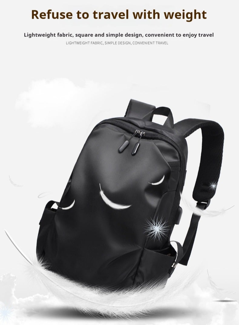 Backpack splash-proof travel bag leisure travel bag usb anti-theft computer bag  - Image 3