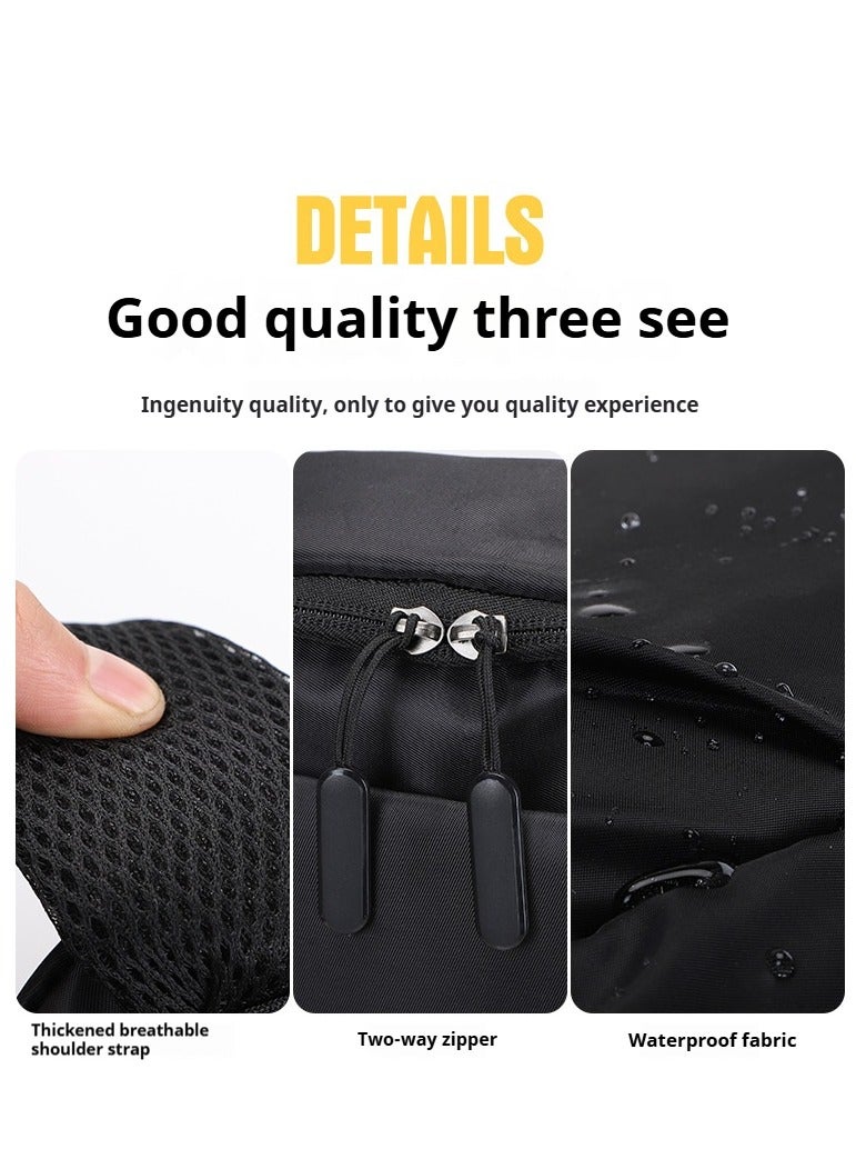 Backpack splash-proof travel bag leisure travel bag usb anti-theft computer bag  - Image 5