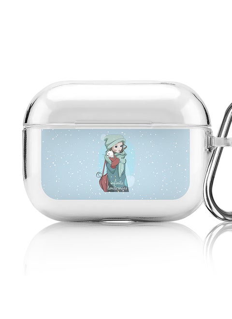 Classic Clear printed Case for Apple AirPods Pro 2nd Generation Thin Transparent Cover [Designed for Apple AirPods Pro 2nd Generation] - Infinite Tenderness