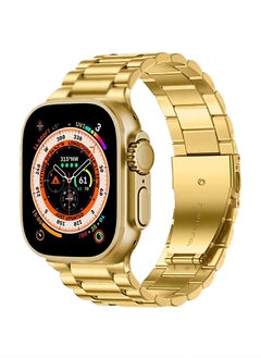 Wearfit Pro The New XBO 8 ULTRA Smart Watch Series 8 With A Full Screen Works With The Android And IOS System Supports GPS With An Additional Bracelet Size 49 mm Gold / Black Color  - Image 1