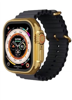 Wearfit Pro The New XBO 8 ULTRA Smart Watch Series 8 With A Full Screen Works With The Android And IOS System Supports GPS With An Additional Bracelet Size 49 mm Gold / Black Color  - Image 2