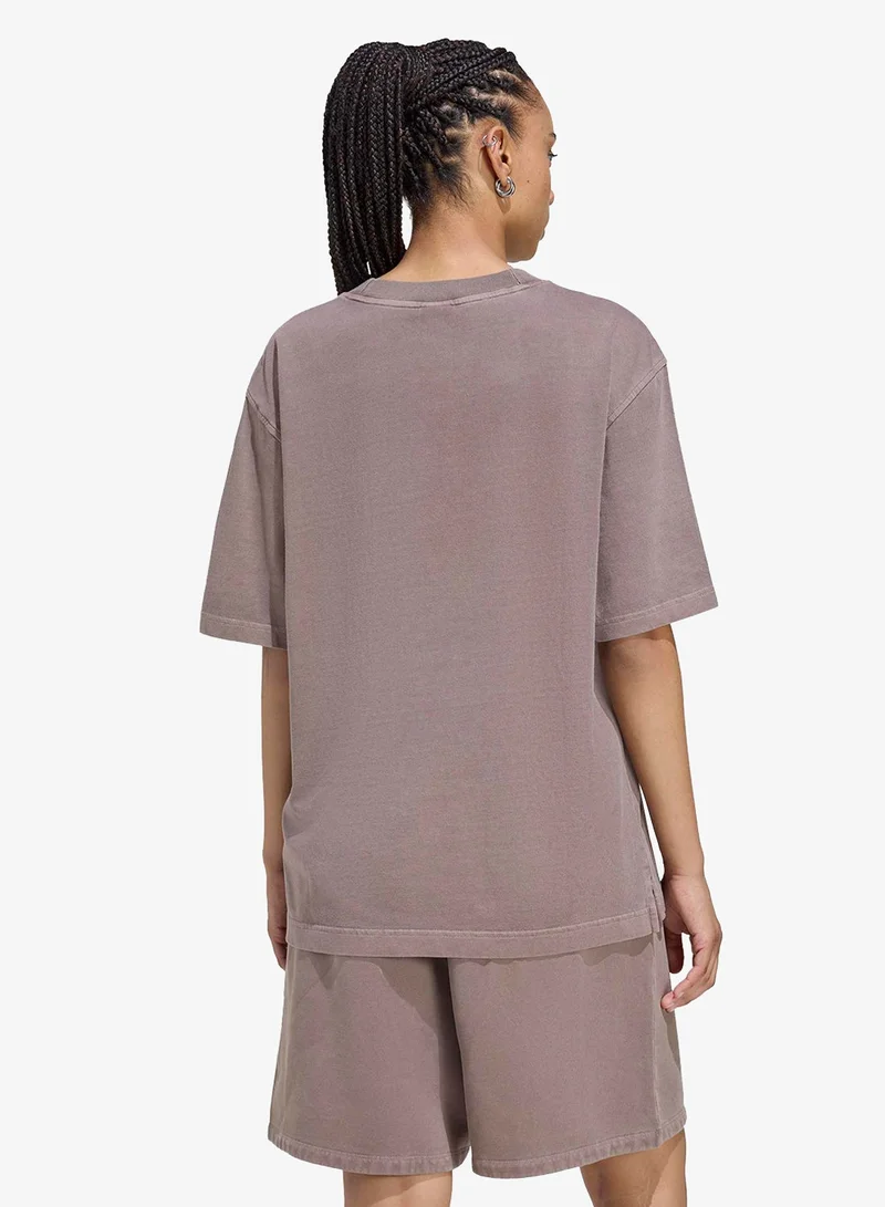 adidas Originals Essentials Linear Boyfriend  Oversized Washed T-Shirt