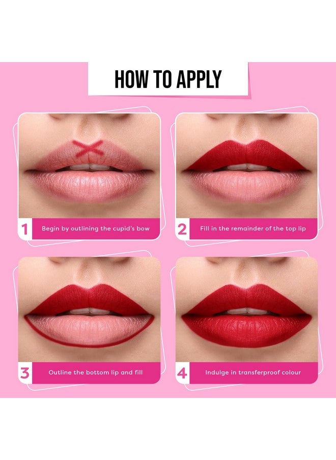 SUGAR POP Ultrastay Transferpoof Lipstick with Vitamin E | Smooth Glide | Waterproof | Longlasting | 4gm - 07 Ruby Red - pzsku/ZD19219A91F9B4AE32648Z/45/_/1738305902/d251e89b-fe1b-4fdd-befe-e51e1b427521