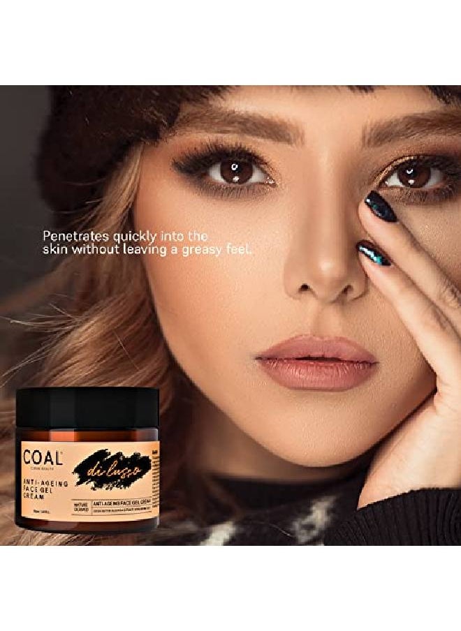 COAL CLEAN BEAUTY - AntiAgeing Face Gel Cream | Anti Ageing Nourishing Night Cream for women Reduce Fine Lines & Wrinkles - Image 1