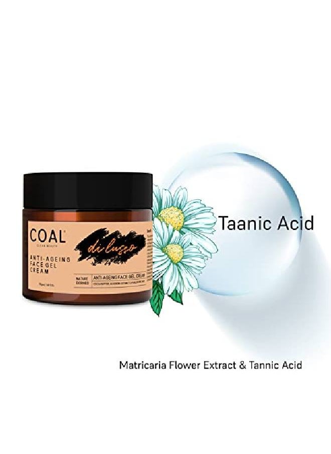COAL CLEAN BEAUTY - AntiAgeing Face Gel Cream | Anti Ageing Nourishing Night Cream for women Reduce Fine Lines & Wrinkles - Image 1