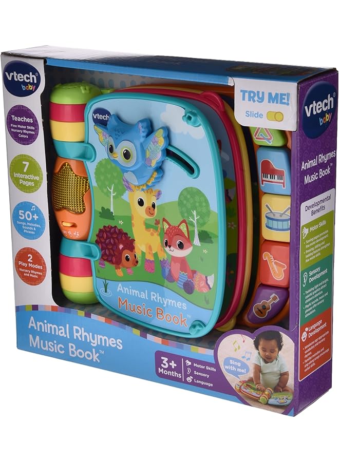 vtech Animal Rhymes Music Book Toy - Image 1