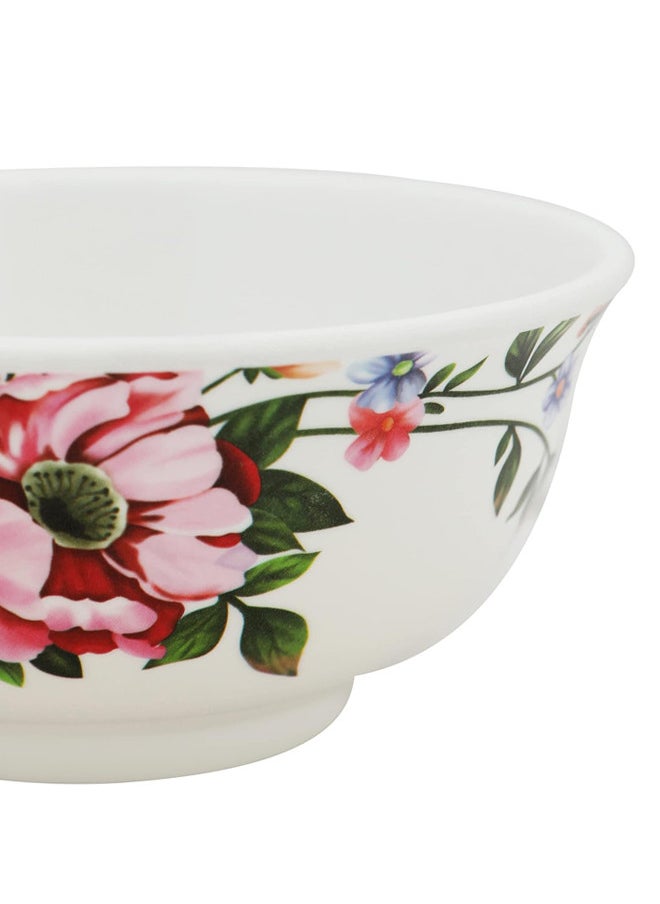 12-Piece Melamine Deep Round Bowl Set 12 CM / 4.72 INCH White/Floral - pzsku/ZD1923CC69774F0EA934FZ/45/_/1733388727/576cac11-a349-4206-9565-c9410516e0eb