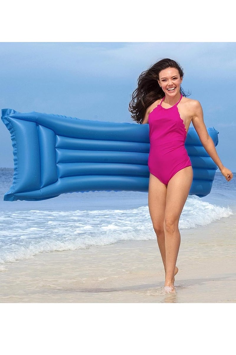 Bestway 1.83m Inflatable Swimming Raft - Comfortable and Relaxing Design for Floating on Water, Made from Reinforced PVC - Eye-Catching Color, Perfect for Fun Summer Times - Swimming Accessories - Water Float - Water Toys - Swimming Tools - Water Mat. - Image 4