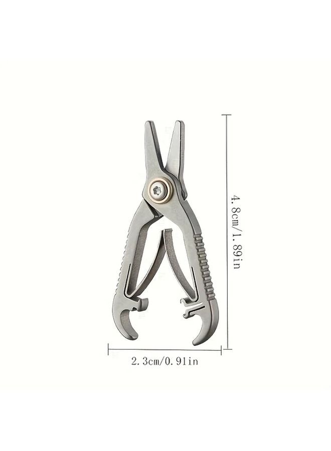 Titanium Nose Hair Scissors For Men And Women Trimming Beard And Eyebrows - Image 4