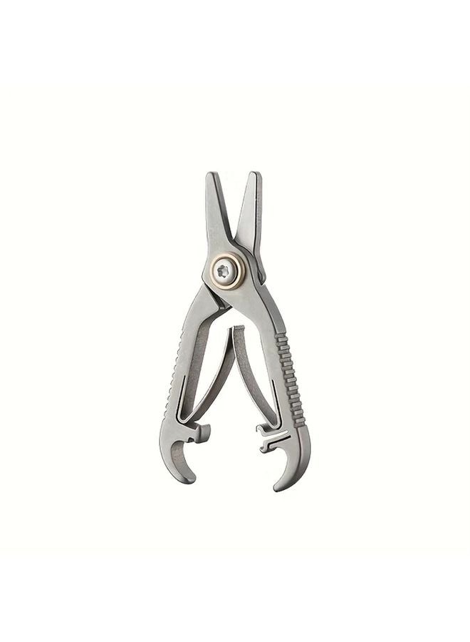 Titanium Nose Hair Scissors For Men And Women Trimming Beard And Eyebrows - Image 3