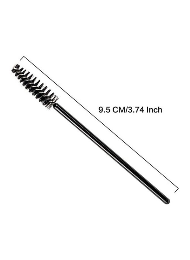 50-Piece Disposable Eyelash Mascara Wands Brushes black - Image 3