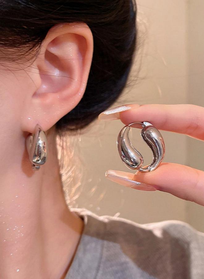 Take Two Solid Irregular Geometric Earrings - Image 1
