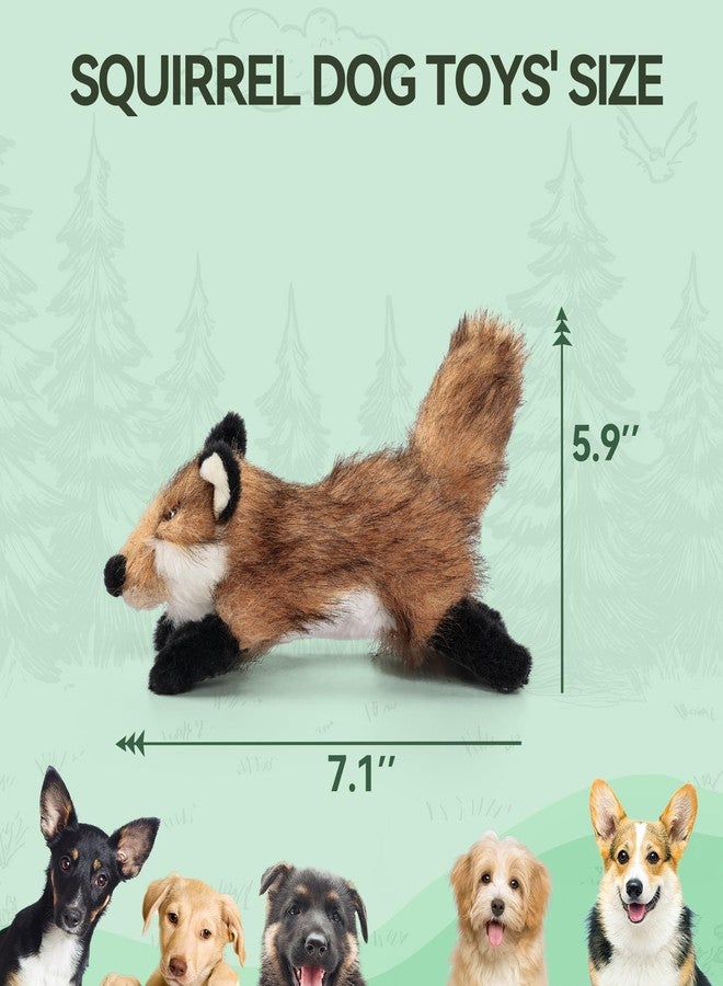 أوول فور بوز لعبة ALL FOR PAWS Squeaky Doy، لعبة على شكل ثعلب للكلاب الصغيرة والمتوسطة والكبيرة، لعبة جلب للجراء مع صفارة، لعبة مضغ قطيفة للكلاب، 10.2 × 7.9 × 4.7 بوصة - مقاس كلاسيكي صغير - Image 2