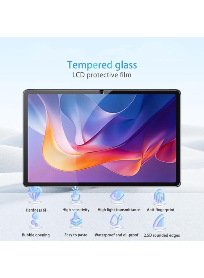 Muzz حماية شاشة Redmi Pad 2 مقاس 11 بوصة، زجاج مقسى لحماية الشاشة لجهاز Redmi Pad2 مقاس 11 بوصة، صلابة 9H مضادة للخدش، حماية شاشة كاملة الوضوح خالية من الفقاعات لجهاز Redmi Pad 2 مقاس 11 بوصة (1) - Image 3
