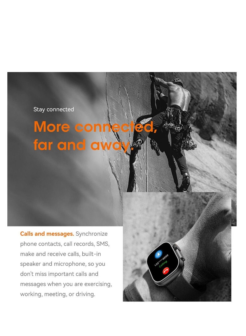 AROAQ W68 Plus Sport Fitness Smart Watch Black with Wireless Charge - Image 5