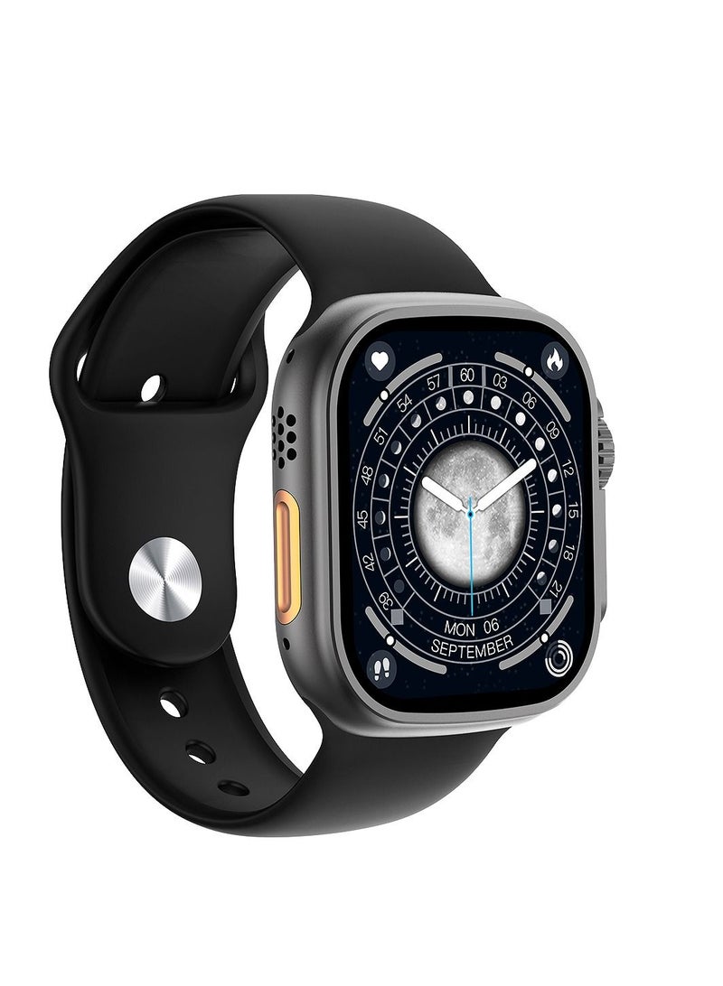 AROAQ W68 Plus Sport Fitness Smart Watch Black with Wireless Charge - Image 3