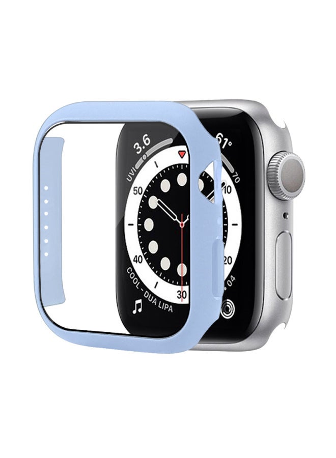 For Iwatch7 Protective Case Pc Tempered Film Integrated 44mm For Apple Watch Protective Case Spot-Color:Rattan-Exterior Dimension:44mm