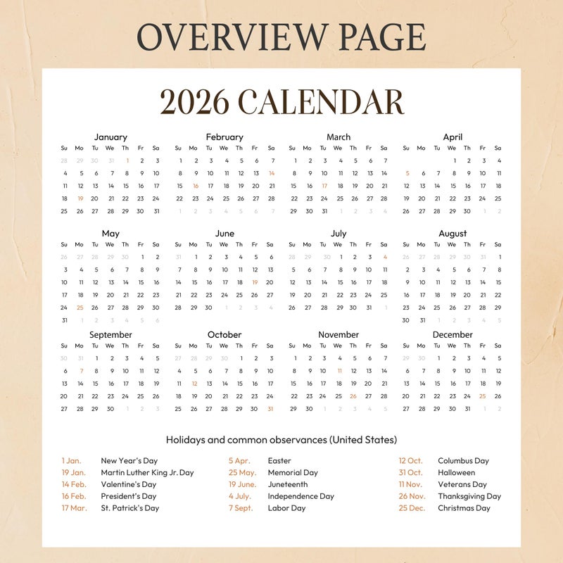BOYESE 2026 Wall Calendar Christian, Bible Verse Calendar 2026, 12 Monthly Religious Spiritual Scripture Gifts For Men, Women, NIV Biblical Quotes Catholic Present, Jesus Faith Home Office Decor 12X12" - Image 4