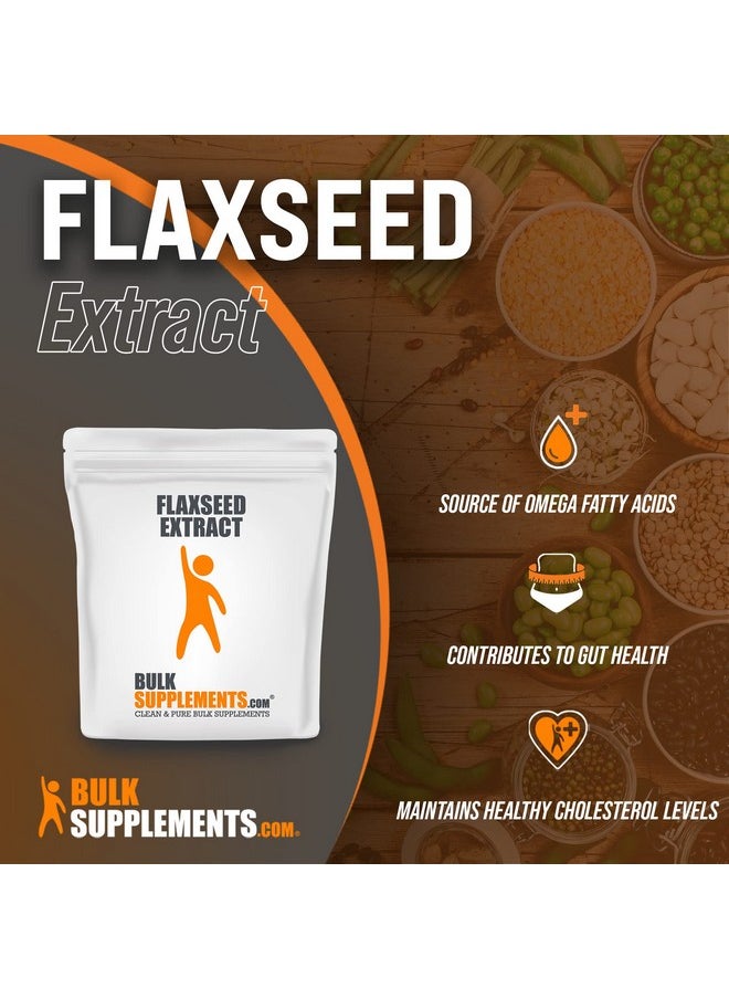 BulkSupplements مسحوق مستخلص بذور الكتان، مكمل بذور الكتان، مكمل نباتي أوميغا 3، مسحوق بذور الكتان المطحون، مكمل أوميغا 3، مستخلص بذور الكتان، 1 كيلوغرام، 22 رطلاً  - Image 3