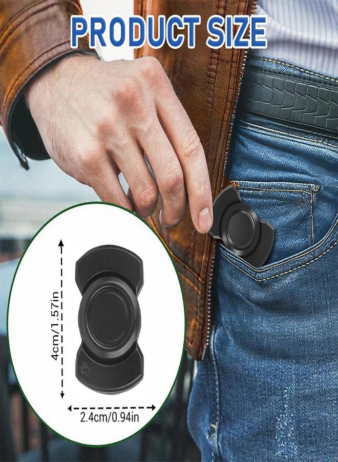 PATPAT® Fidget Toy Pocket Portable Pressure Relief Gadget Sensory Toy for Kids & Adults EDC Swivel Gadget Triple-Play Fingertip Toy for Stress Relief, Concentration, Mindfulness Training - Image 2