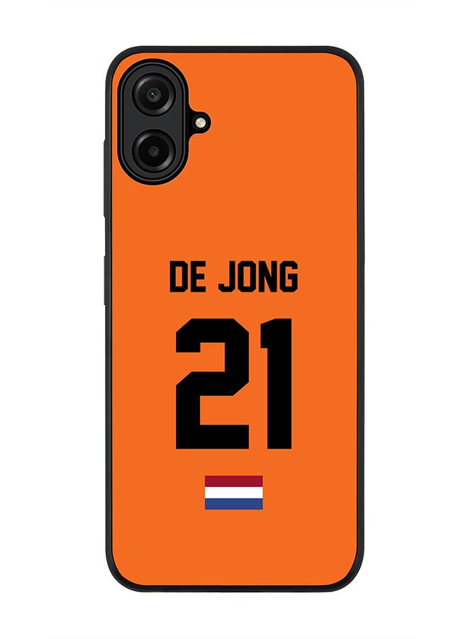 Stylizedd For Samsung Galaxy A07 4G Case,Slim fit Camera Protection, Shockproof Thin Phone cover  - Football - Netherlands - De Jong