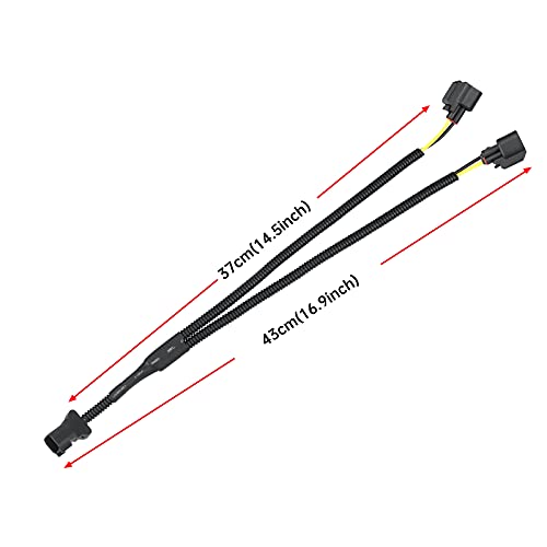 SEINECA Car Horn Adapter Wiring Harness 1 to 2 Horn Adapter Connector Y Type Horn Special Plug Wiring Compatible with Ford Chevrolet - Image 5