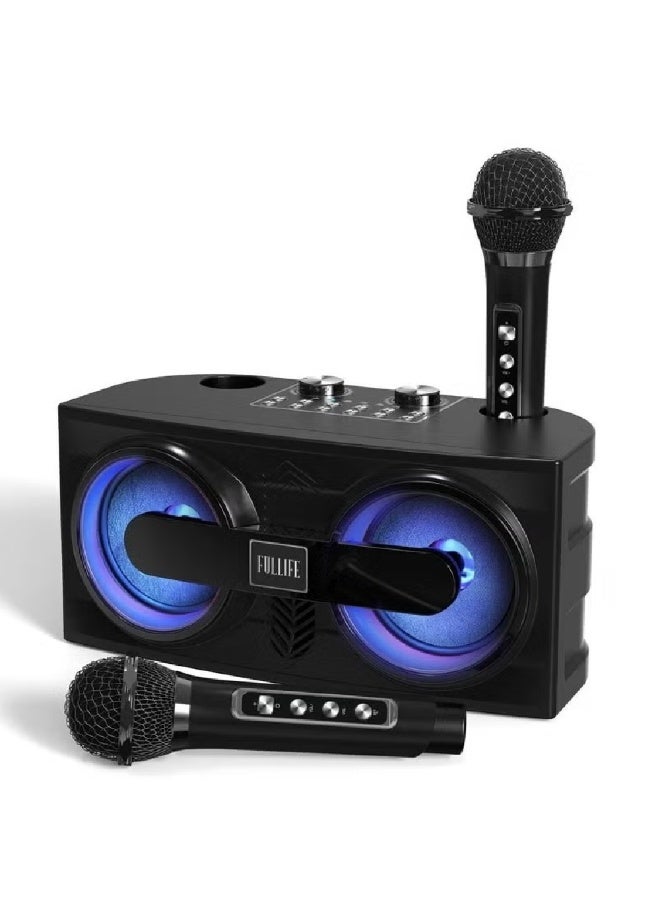 Smartberry Portable M25 Karaoke Bluetooth Speaker With Dual Wireless Microphone - Image 1