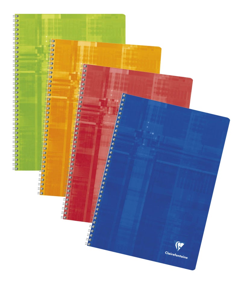 Clairefontaine Classic Wirebound Notebooks 8 1/4 in. x 11 3/4 in. ruled with margin 50 sheets colors may vary - Image 1