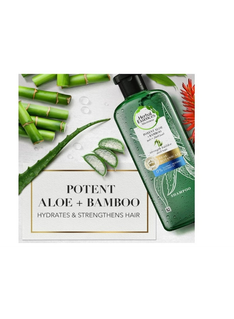 Herbal Essences Sulfate Free Aloe And Bamboo Shampoo With Conditioner 400ml+400ml - Image 2