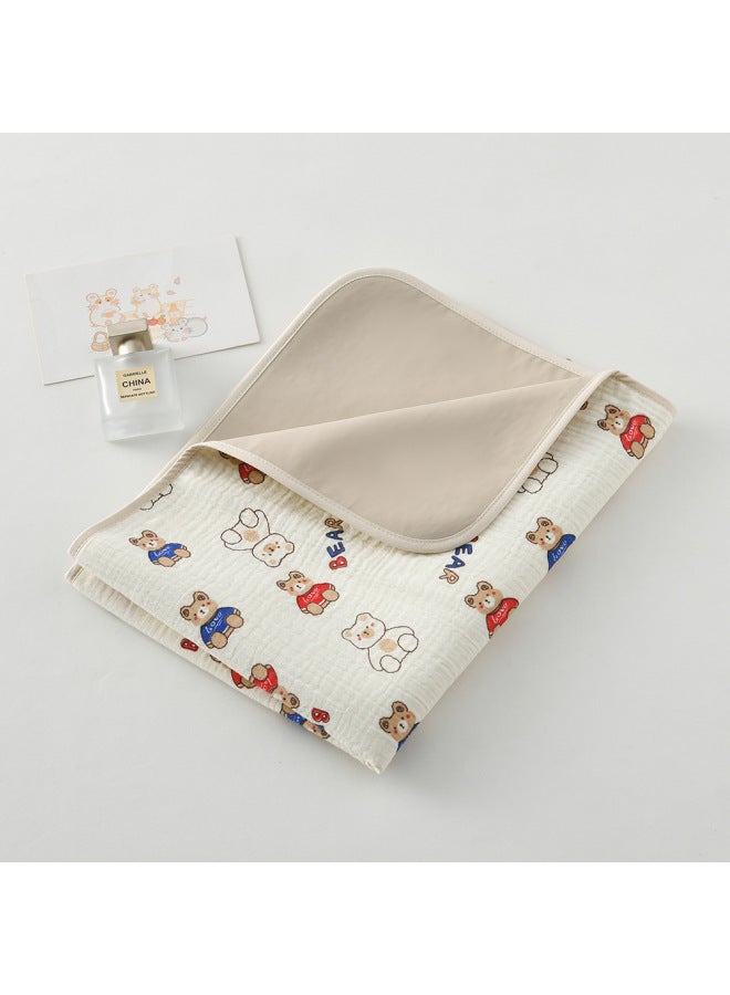 Baby Diaper Pad Washable Pure Cotton Class A Waterproof Breathable Baby Anti-urine Four Seasons Diaper Pad Aunt Period Physiological Pad