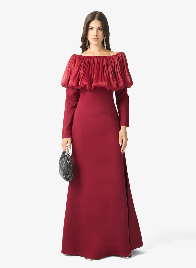 Namshi x  off-shoulder evening dress for Women | Best Price UAE