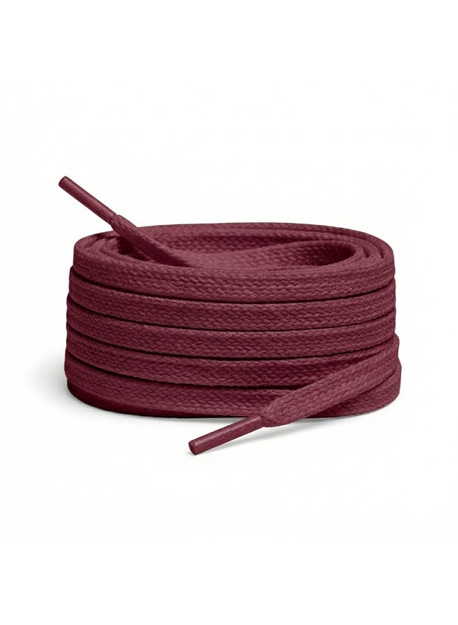 Flat cotton shoelaces for men's and women's boots and sneakers - Image 1