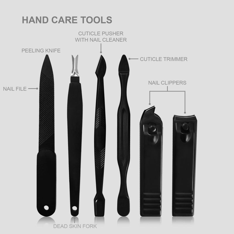 Utopia Care Nail Clippers Professional Nail Kit or Manicure Kit for Women and Men, Stocking Stuffers or Groomsmen Gifts 16Pcs Pedicure Set for Fingernail, Toenail Clippers with Travel Case - Image 5
