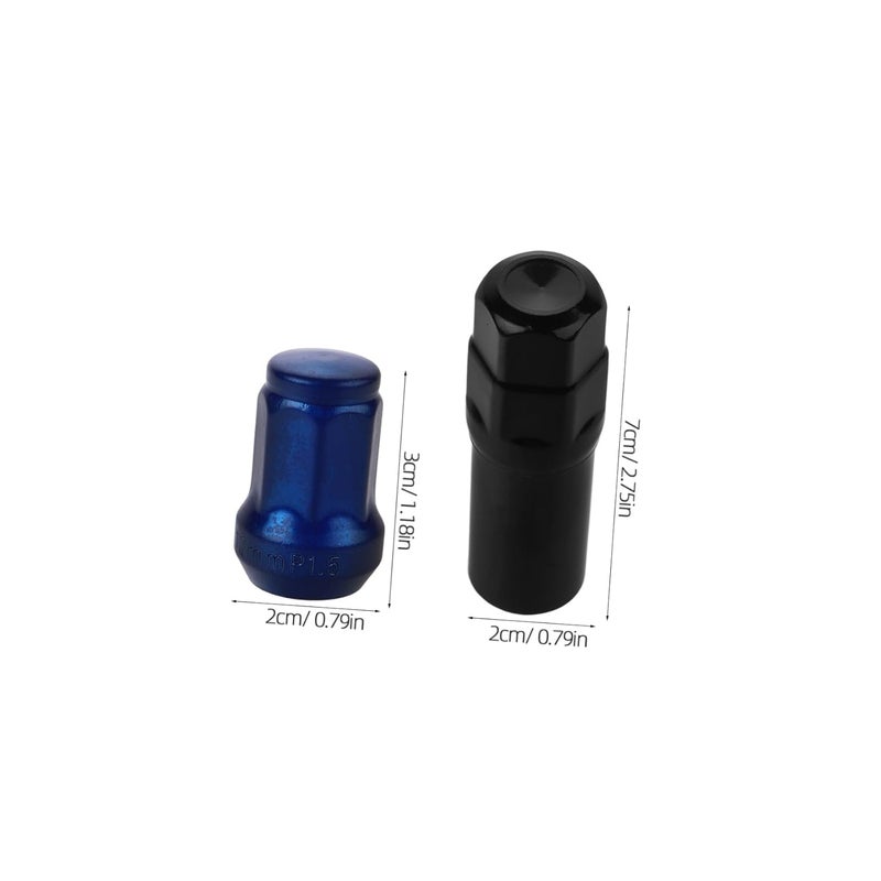 1set Wheel Lug Nut Covers Easy Installation for Trailer and Truck Essential for Car Hub and Tire - Image 2