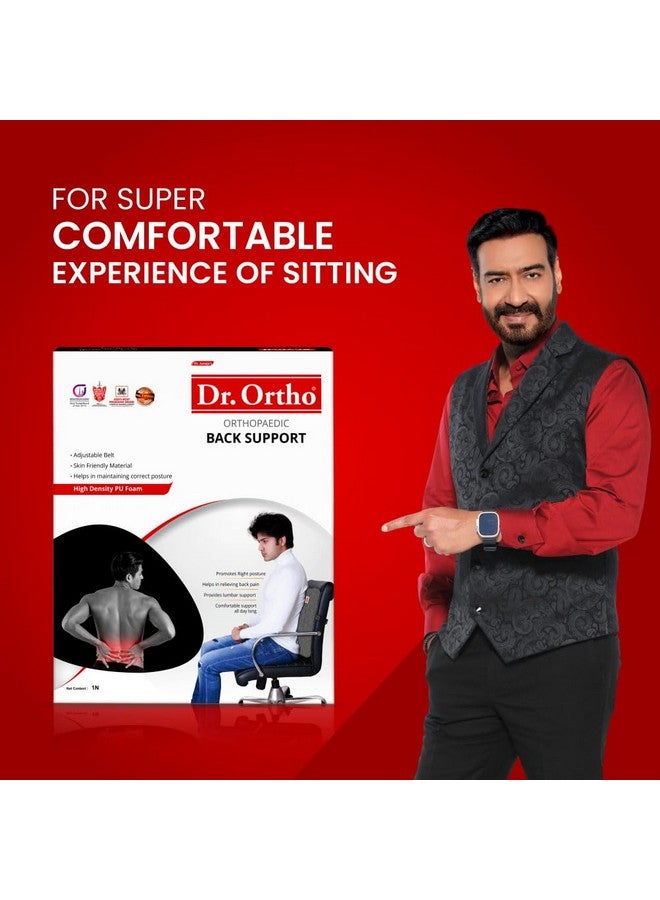 Dr. Ortho د. أورثو دعم الظهر الطبي للكرسي، السيارة، الأريكة، أفضل دعم للقطنية والظهر، مسند ظهر طويل بكثافة عالية - Image 2