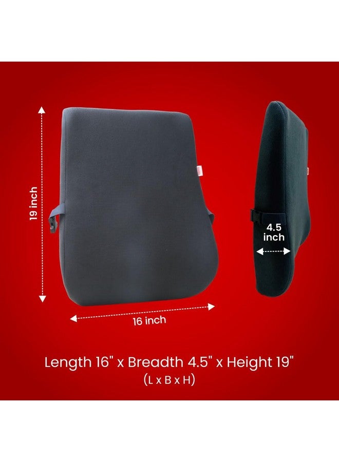 Dr. Ortho د. أورثو دعم الظهر الطبي للكرسي، السيارة، الأريكة، أفضل دعم للقطنية والظهر، مسند ظهر طويل بكثافة عالية - Image 4