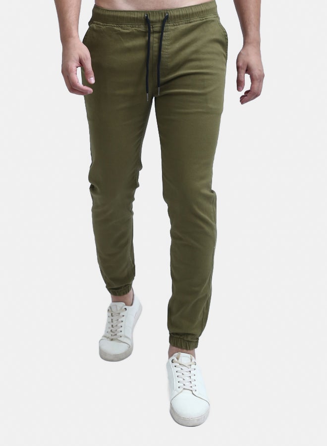 RAVIN Elastic Waist Cargo Pants with Drawstring  - Image 1
