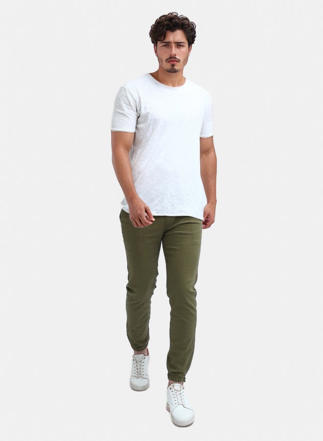 RAVIN Elastic Waist Cargo Pants with Drawstring  - Image 5