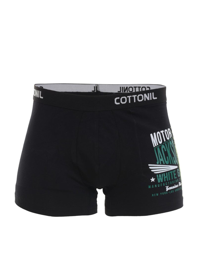 COTTONIL Cottonil  - Men Boxer Relax-BLACK  - Image 1
